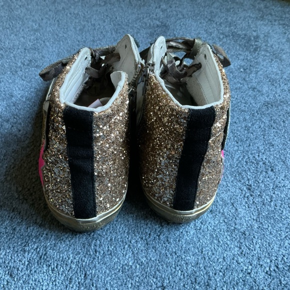 Golden Goose Glitter Sneakers US 6 gold & silver - Picture 4 of 8